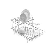 Two Tier Drainer Dish Draining Rack, Stainless Steel GSH382