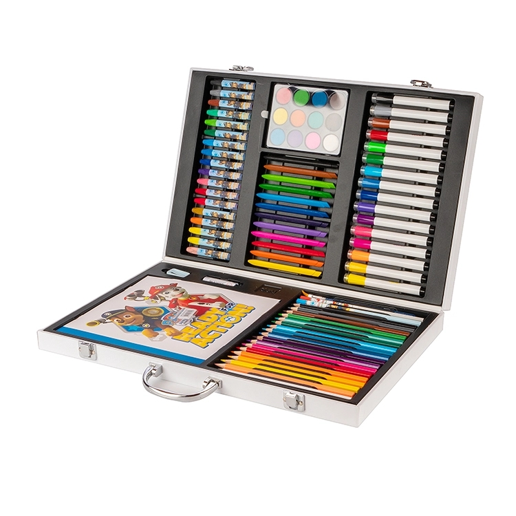 Gsf Cool Carton 81-pieces Kids Paper Box Painting Set