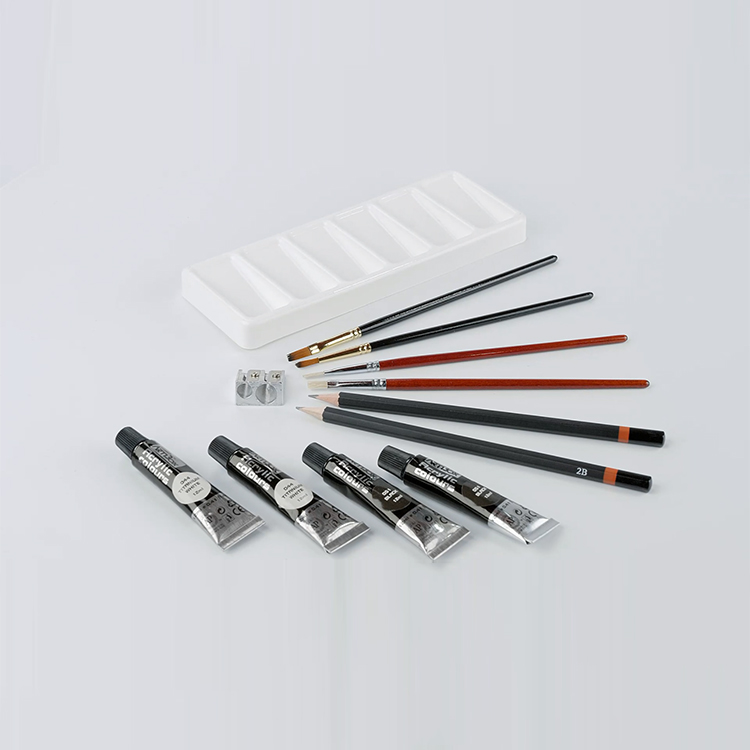 Acrylic Wooden Box Painting Art Set For Students Or Teenagers